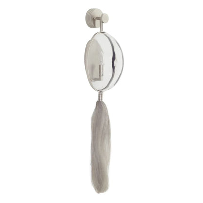 Arteriors Aramis 37" Tall Wall Sconce with Clear Glass Shade