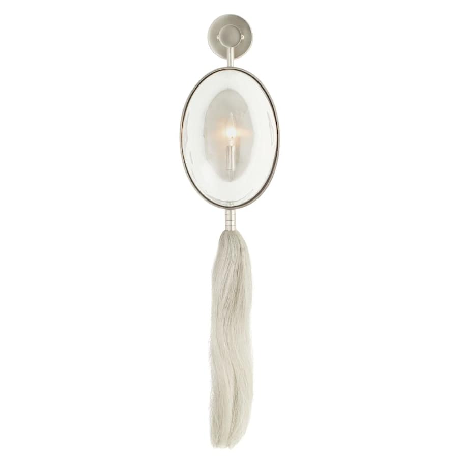 Arteriors Aramis 37" Tall Wall Sconce with Clear Glass Shade