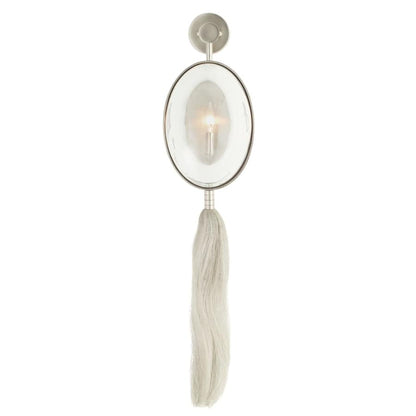Arteriors Aramis 37" Tall Wall Sconce with Clear Glass Shade