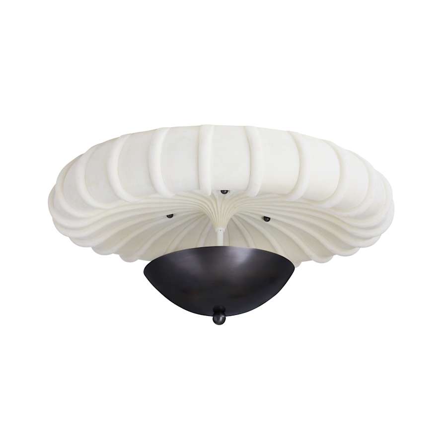 Arteriors Camella Flush Mount 3 Light 35" Wide Flush Mount Ceiling Fixture