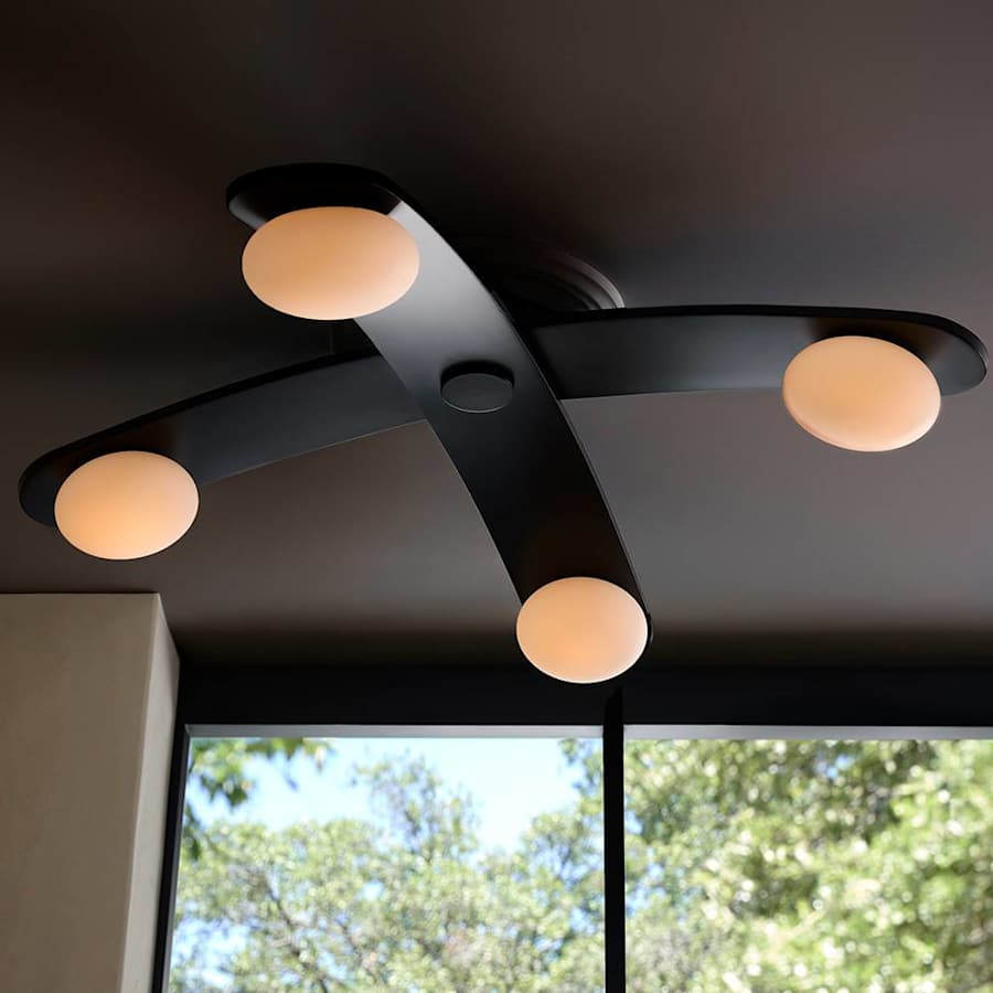 Arteriors Axia 40" Wide Flush Mount Ceiling Fixture