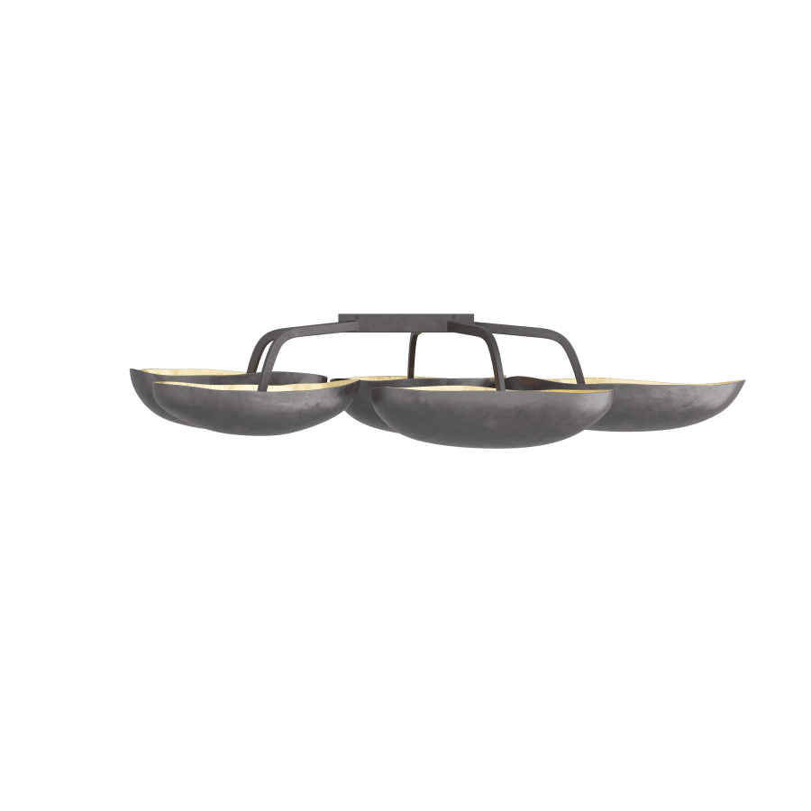 Arteriors 13 Light 55" Wide Semi-flush Ceiling Fixture
