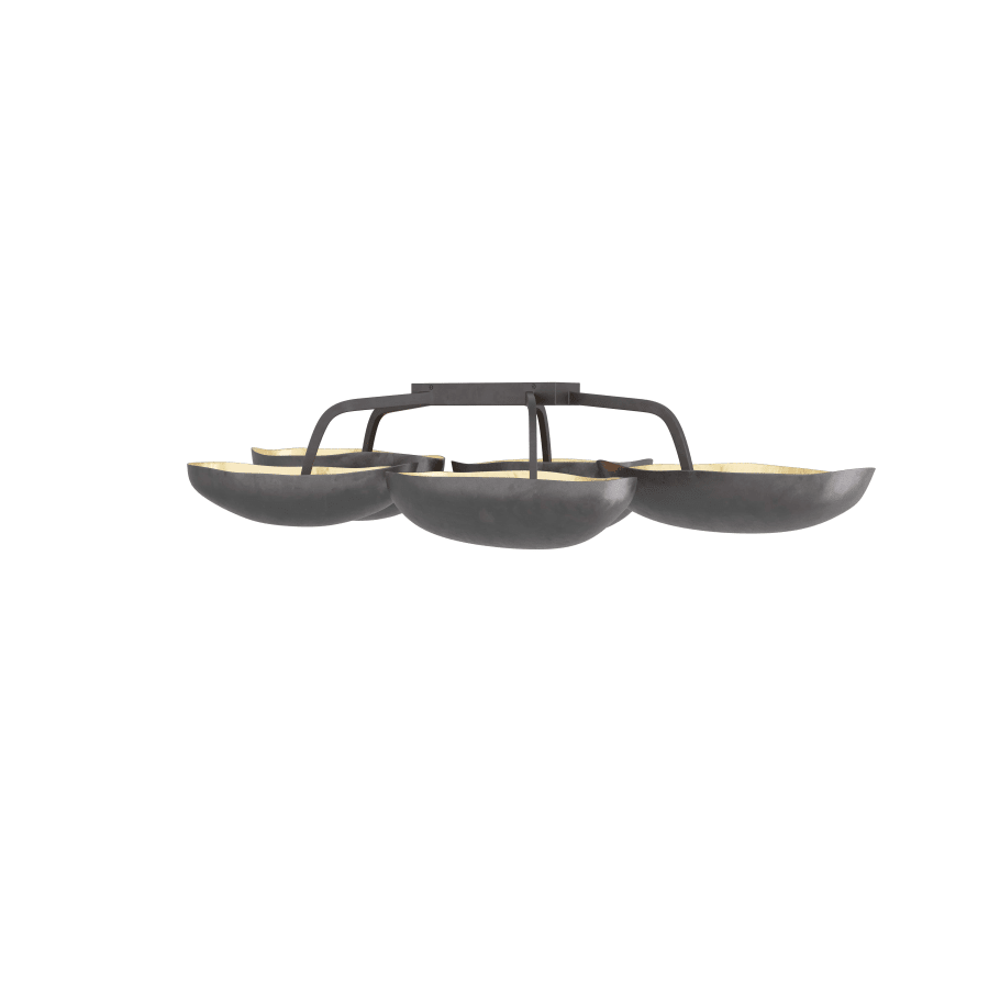 Arteriors 13 Light 55" Wide Semi-flush Ceiling Fixture
