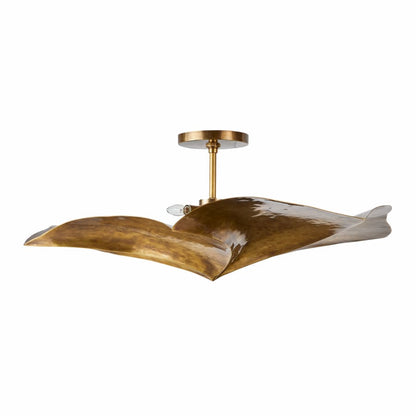 Arteriors Daniella 3 Light 34" Wide Semi-flush Ceiling Fixture