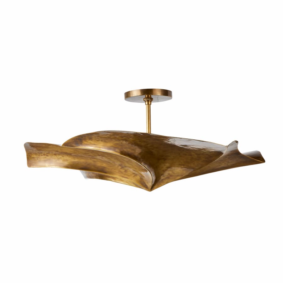 Arteriors Daniella 3 Light 34" Wide Semi-flush Ceiling Fixture