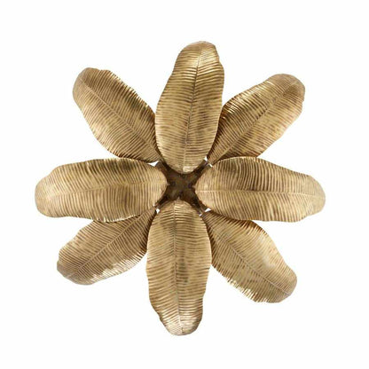 Arteriors Farah 8 Light 44" Wide Semi-Flush Ceiling Fixture with Vintage Brass Shades