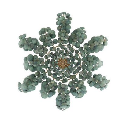 Arteriors Bilal 3 Light 38" Wide Semi-Flush Bowl Ceiling Fixture with Coconut Shell Shade