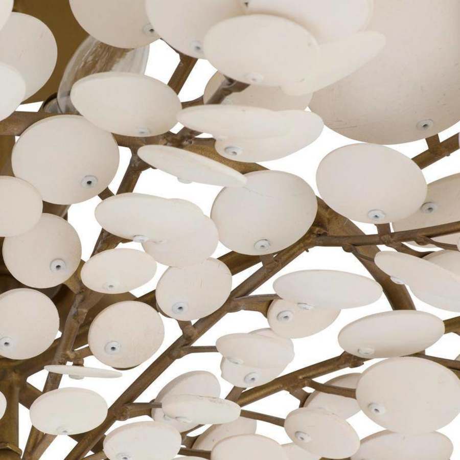 Arteriors Bilal 3 Light 38" Wide Flush Mount Ceiling Fixture