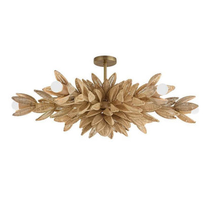 Arteriors Kasai 6 Light 37" Wide Semi-Flush Ceiling Fixture