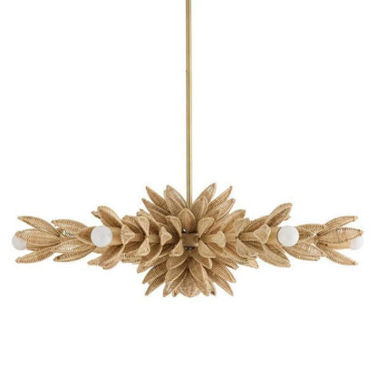 Arteriors Kasai 6 Light 37" Wide Semi-Flush Ceiling Fixture