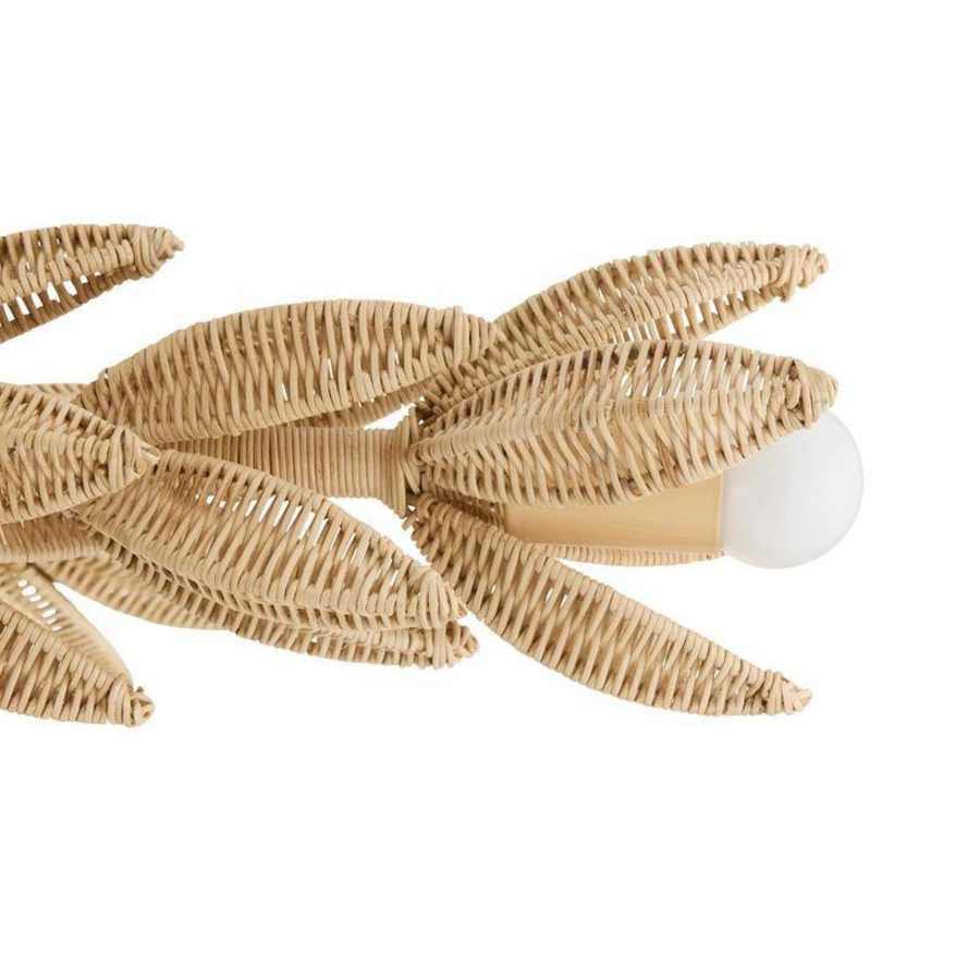 Arteriors Kasai 6 Light 37" Wide Semi-Flush Ceiling Fixture