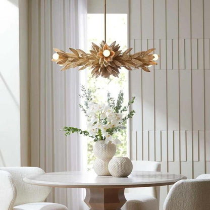 Arteriors Kasai 6 Light 37" Wide Semi-Flush Ceiling Fixture
