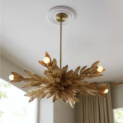 Arteriors Kasai 6 Light 37" Wide Semi-Flush Ceiling Fixture