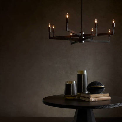 Arteriors Griff 8 Light 39" Wide Candle Style Chandelier