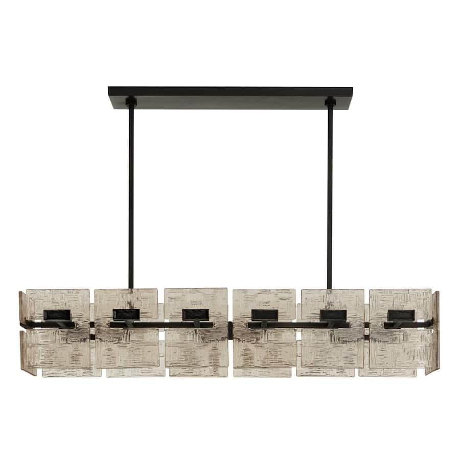 Arteriors Vetrina 6 Light 49" Wide Linear Chandelier
