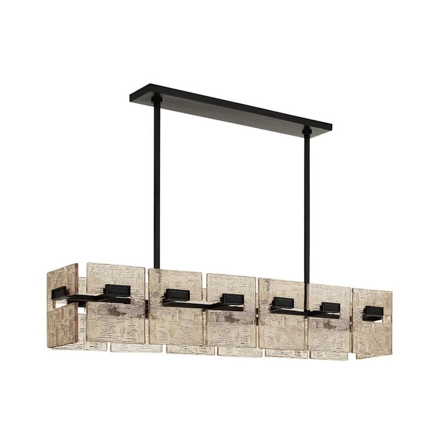 Arteriors Vetrina 6 Light 49" Wide Linear Chandelier