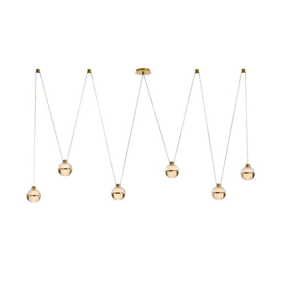 Arteriors Noble 82" Wide Linear Chandelier