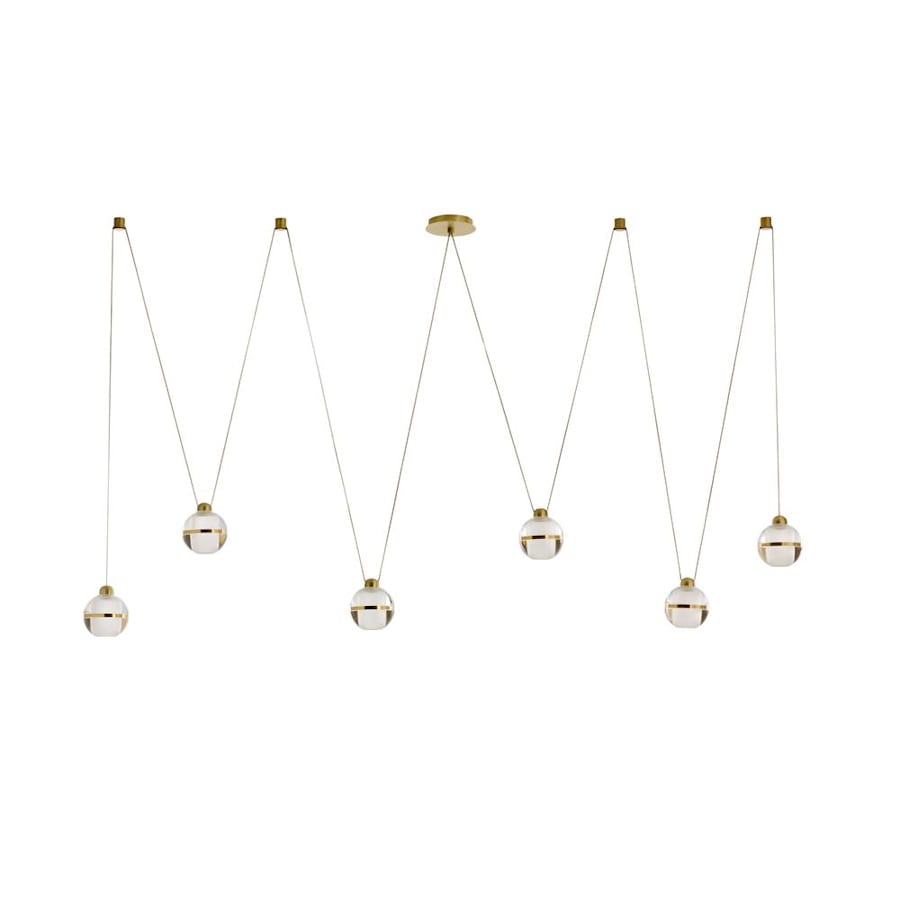 Arteriors Noble 82" Wide Linear Chandelier