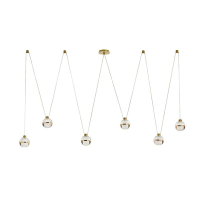 Arteriors Noble 82" Wide Linear Chandelier