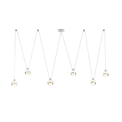 Arteriors Noble 82" Wide Linear Crystal Chandelier