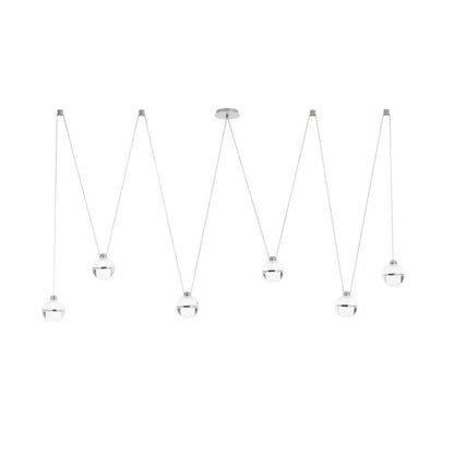 Arteriors Noble 82" Wide Linear Crystal Chandelier
