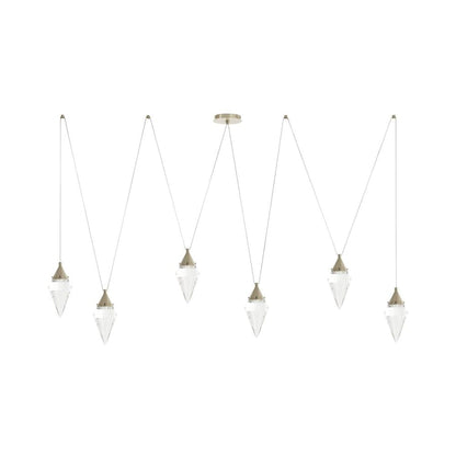 Arteriors Berkley 82" Wide Linear Crystal Chandelier