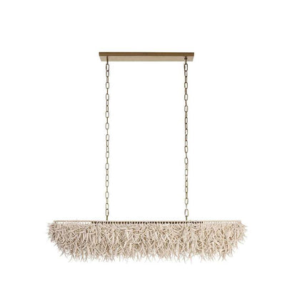 Arteriors Cabo 6 Light 57" Wide Linear Chandelier