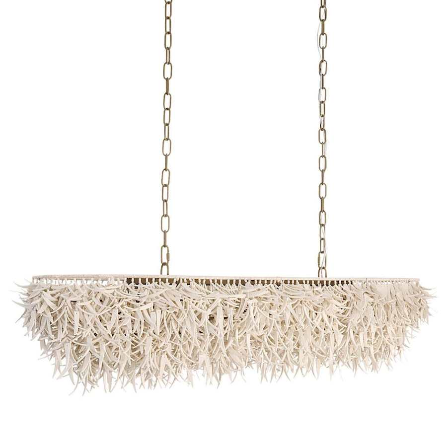 Arteriors Cabo 6 Light 57" Wide Linear Chandelier