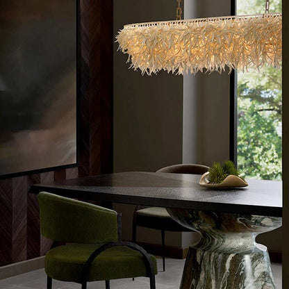 Arteriors Cabo 6 Light 57" Wide Linear Chandelier