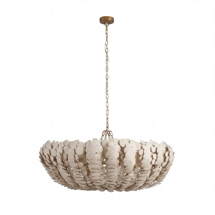 Arteriors Bilal 6 Light 52" Wide Coconut Shell Chandelier