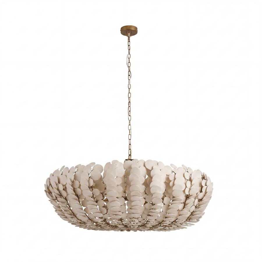 Arteriors Bilal 6 Light 52" Wide Coconut Shell Chandelier