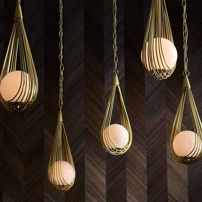 Arteriors Ova 6 Light 39" Wide Chandelier