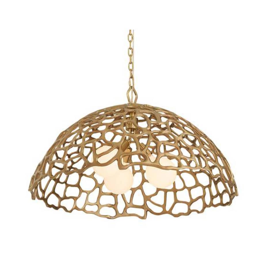 Arteriors Lotus 3 Light 33" Wide Pendant