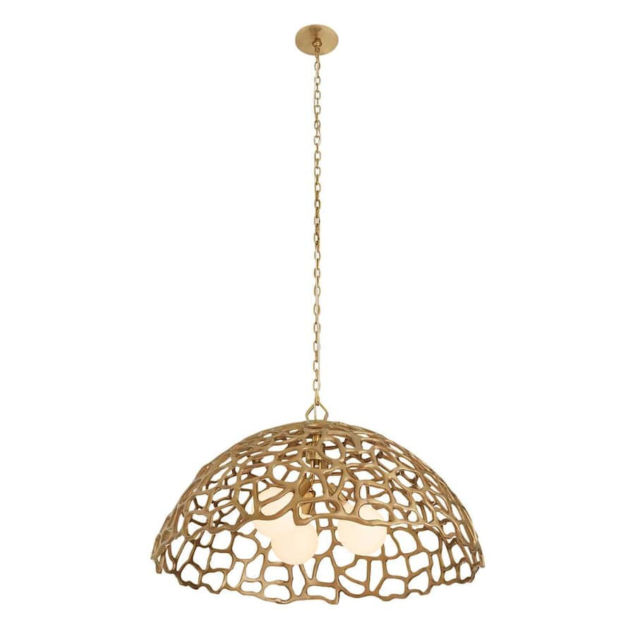 Arteriors Lotus 3 Light 33" Wide Pendant