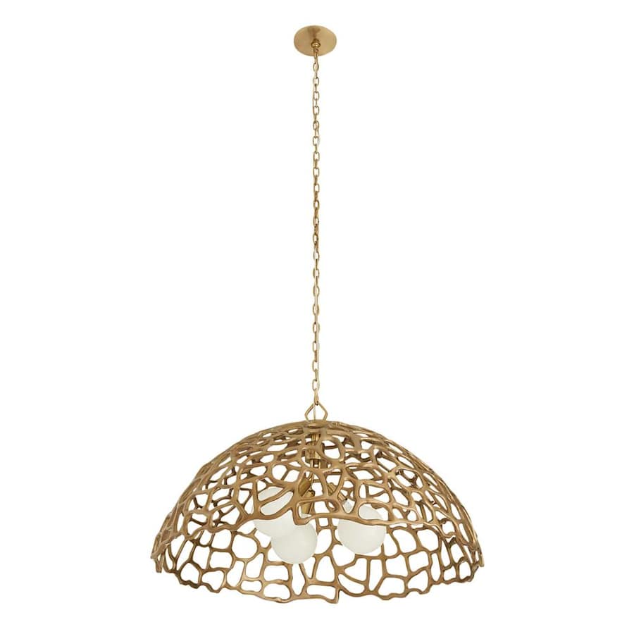 Arteriors Lotus 3 Light 33" Wide Pendant