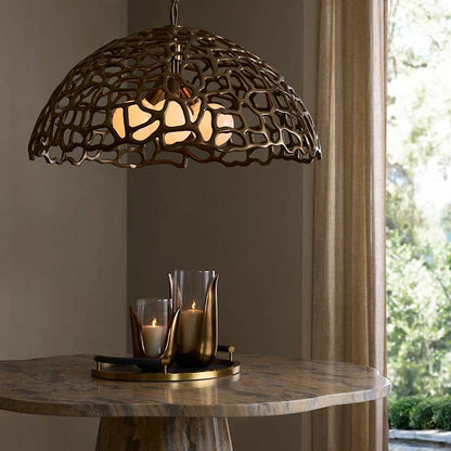 Arteriors Lotus 3 Light 33" Wide Pendant