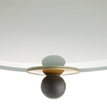 Arteriors Fenton 3 Light 24" Wide Pendant with Hammered Iron and Frosted Glass Shades