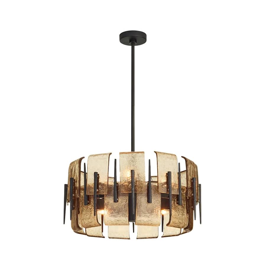 Arteriors Lumora 6 Light 23" Wide Drum Chandelier