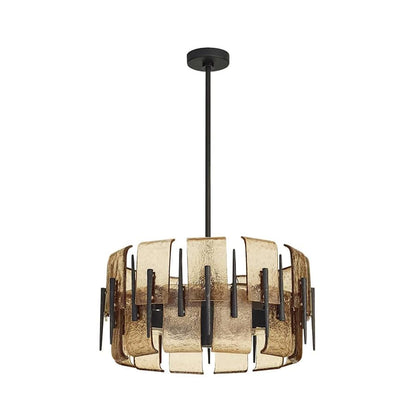 Arteriors Lumora 6 Light 23" Wide Drum Chandelier