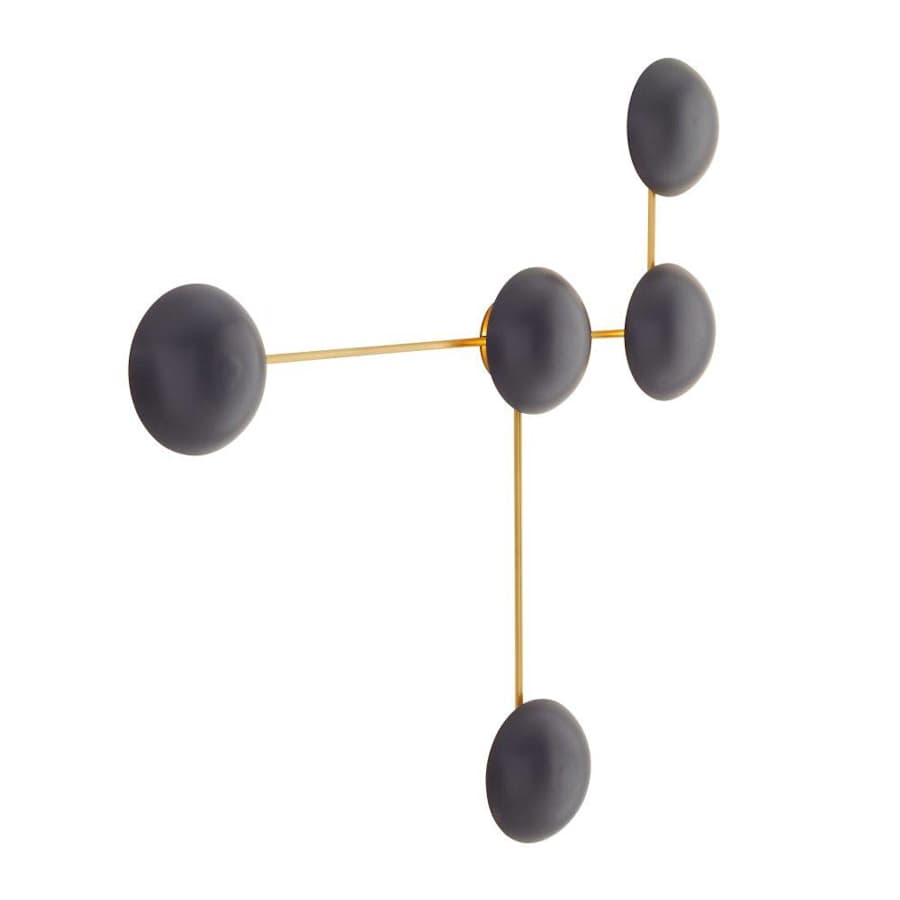 Arteriors Glaze 5 Light 44" Tall Wall Sconce with Ceramic Shades
