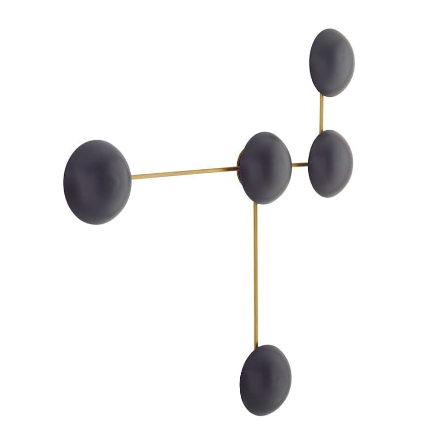 Arteriors Glaze 5 Light 44" Tall Wall Sconce with Ceramic Shades