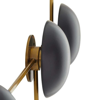 Arteriors Glaze 5 Light 44" Tall Wall Sconce with Ceramic Shades