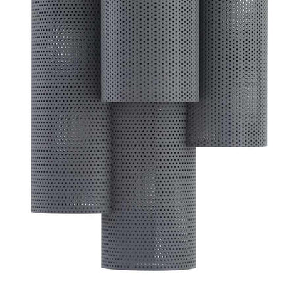 Arteriors Punch 2 Light 49" Tall Outdoor Wall Sconce with Mesh Steel Shades
