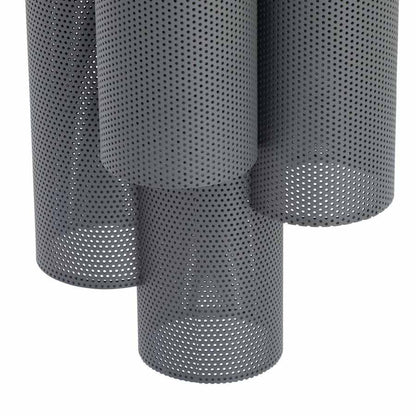 Arteriors Punch 2 Light 49" Tall Outdoor Wall Sconce with Mesh Steel Shades