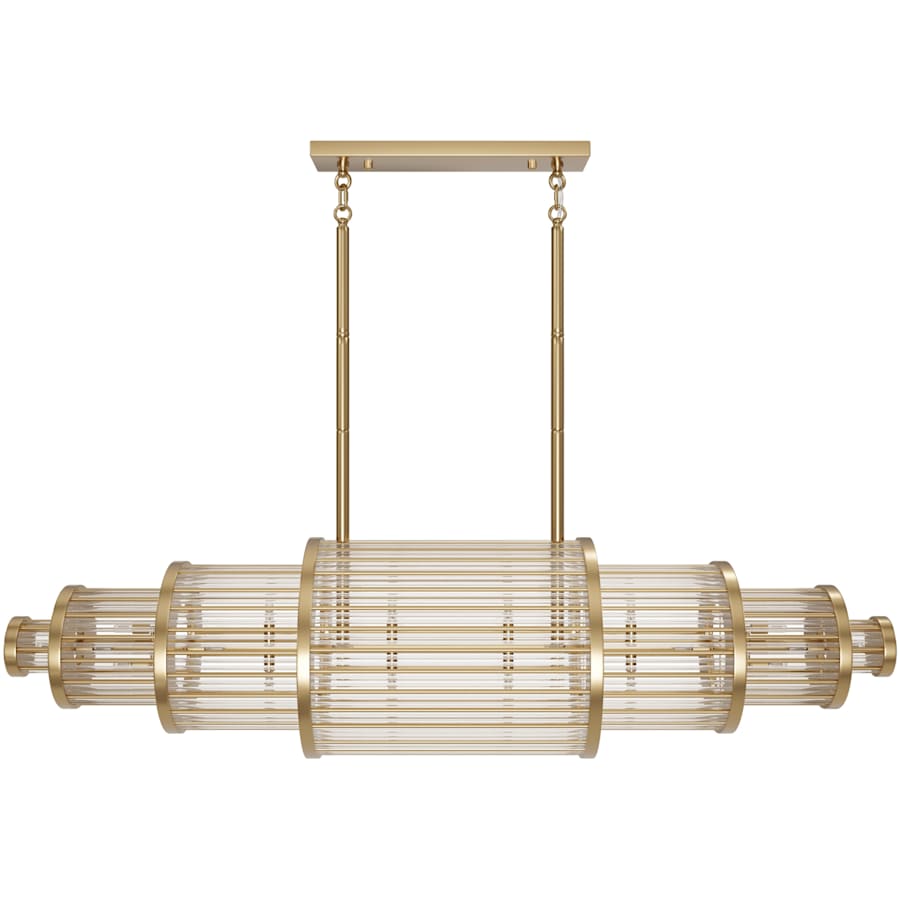 Avenue Lighting Waldorf 28 Light 64" Wide Linear Chandelier