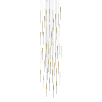 Avenue Lighting Main St. 51 Light 37" Wide LED Multi Light Pendant with Boa Glass Shades