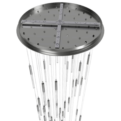 Avenue Lighting Main St. 31 Light 37" Wide LED Multi Light Pendant with Snow Glass Shades