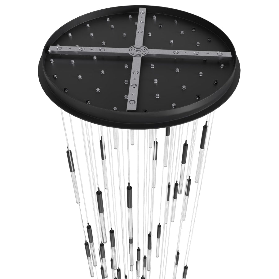 Avenue Lighting Main St. 31 Light 37" Wide LED Multi Light Pendant with Snow Glass Shades