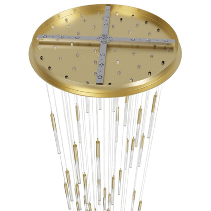 Avenue Lighting Main St. 31 Light 37" Wide LED Multi Light Pendant with Snow Glass Shades