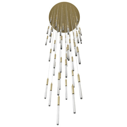 Avenue Lighting Main St. 31 Light 37" Wide LED Multi Light Pendant with Snow Glass Shades